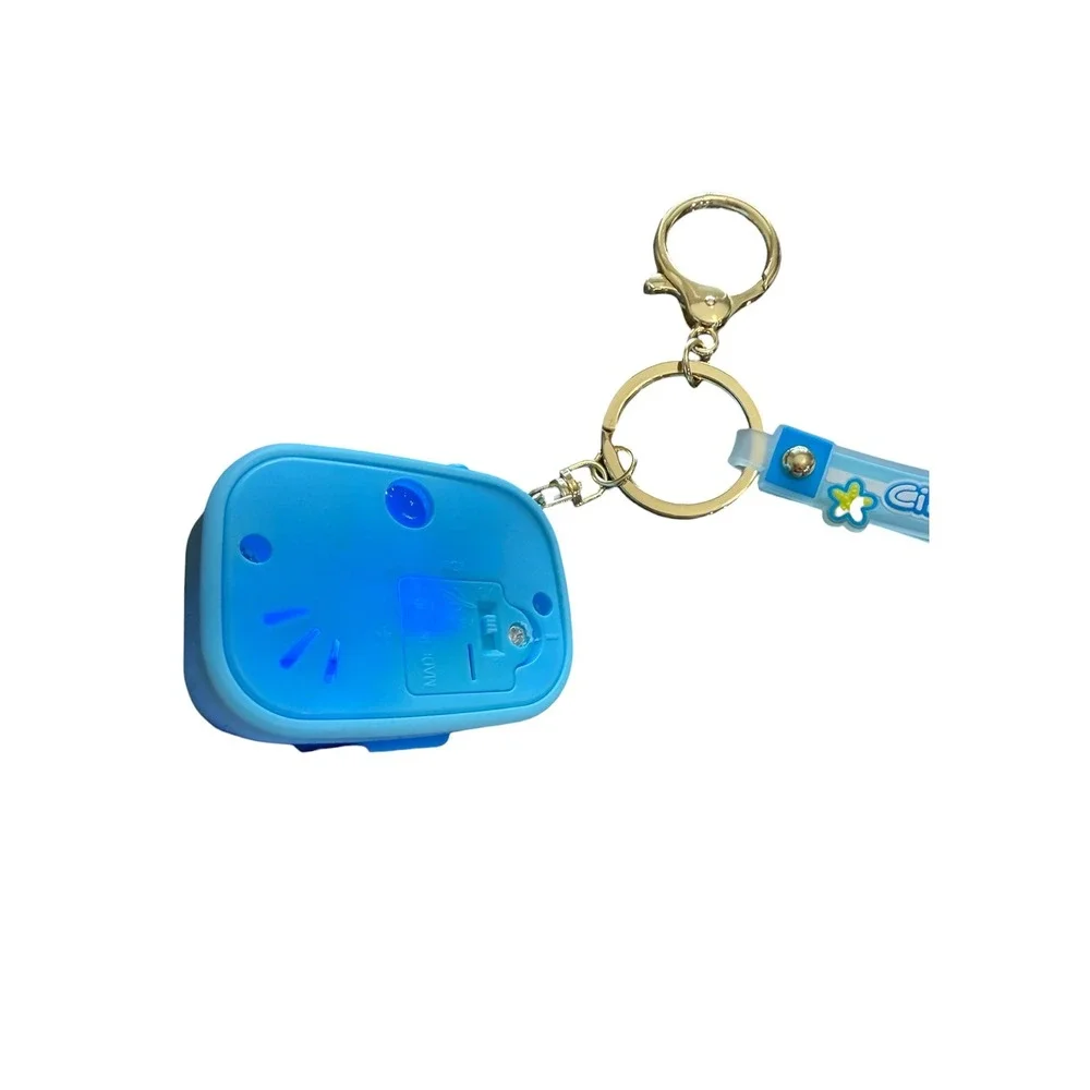 Sanrio Cinnamoroll LED Light Up‎ Camera Keychain Blue Kawaii Bag Charm Accessory